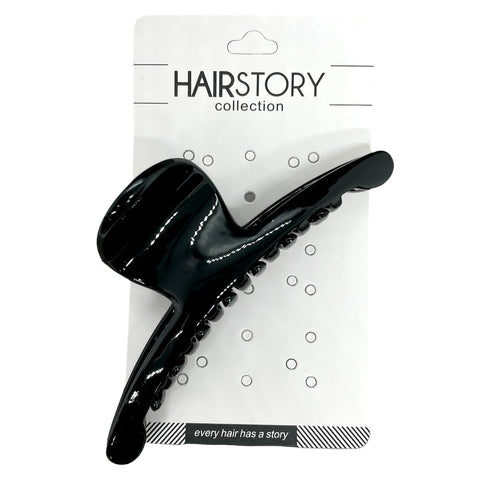 Basic Black Large Narrow Hair Clamp Clip