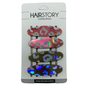 HAIRSTORY Holographic Snap Clip #20140008