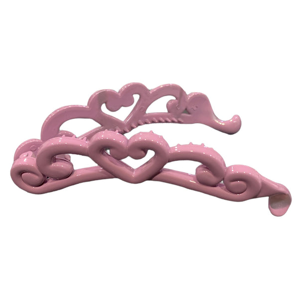 Heart Banana Hair Clamp Clip