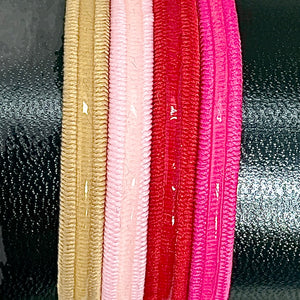 Non-Slip Flat Hair Tie Ponytail (Pack Of 10 Pcs)