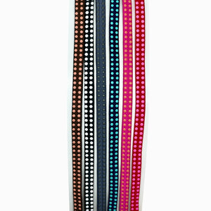 Non-slip Grip Dotted Elastic Headband (Pack of 2 pcs)