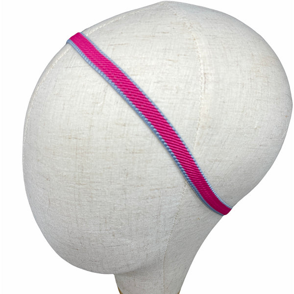 Non-Slip Grip Textured Elastic Headband (Pack Of 2 Pcs)