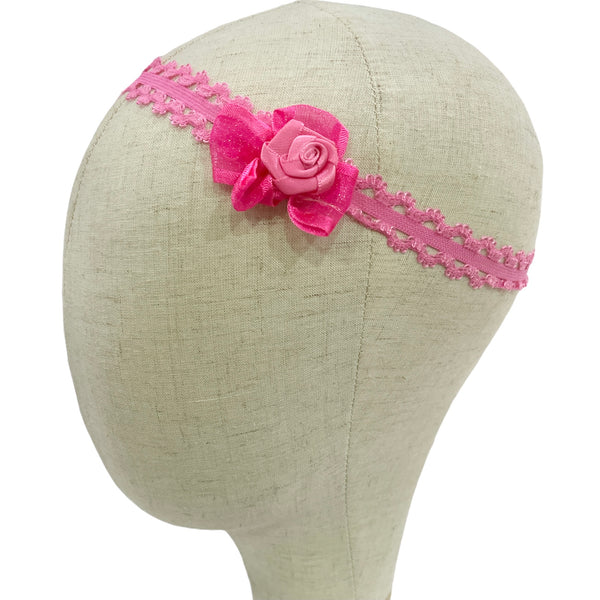 Baby Girl Toddler Rose Headband B004