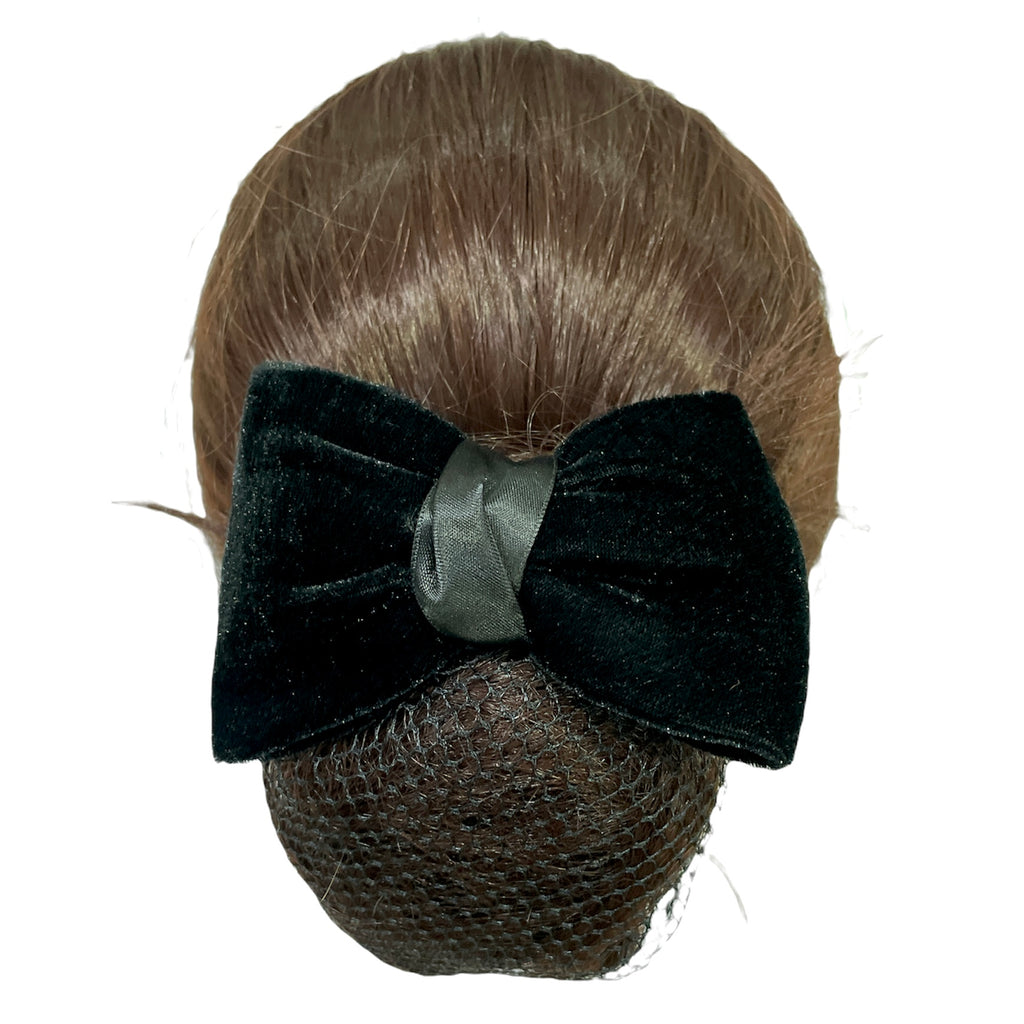 Velvet Rhinestones Women Hair Clips | Women Velvet Ribbon Bow, Style B