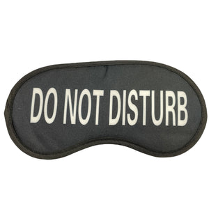 Black Sleep Eye Mask with Phrases Fun Sayings