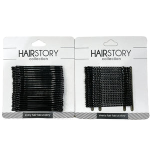 Classic Black Bobby Hair Pins