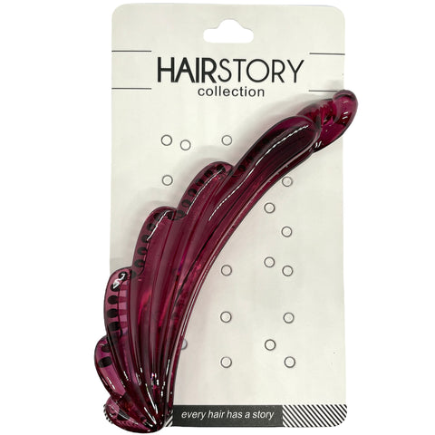 Multi Color Scallop Banana Hair Clamp Clip