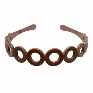 Neutral Colored Round Holes Headband